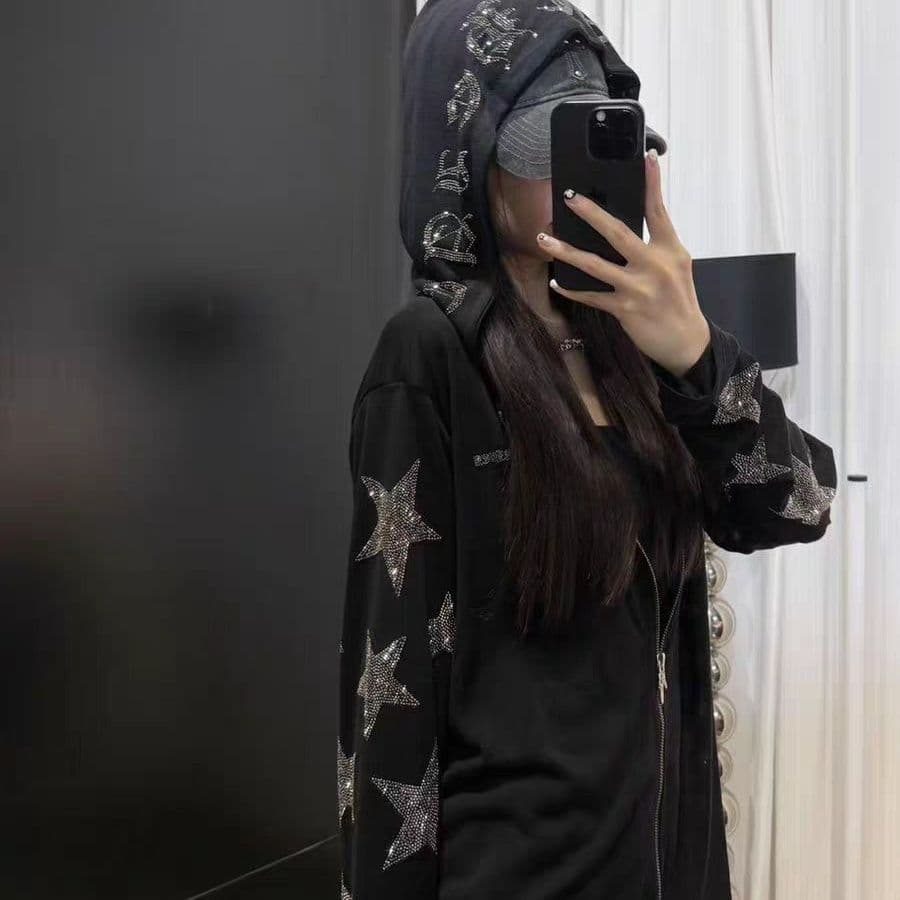 압력 훈련 백금 지퍼 광저우 눈꽃 면 자외선 차단 블라우스 여성 이미지 3