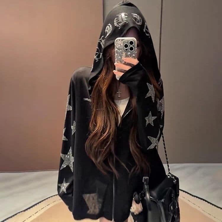 압력 훈련 백금 지퍼 광저우 눈꽃 면 자외선 차단 블라우스 여성 상세 이미지 9