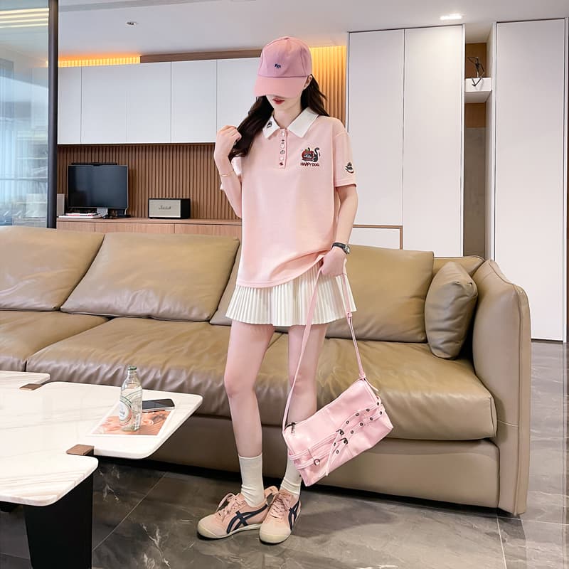 실사 180g 남자 바 면 반팔 티셔츠 여성 여름 반팔 얇은 스타일 데님 루즈핏 작은 키 디자인 센스 맨위 상세 이미지 14