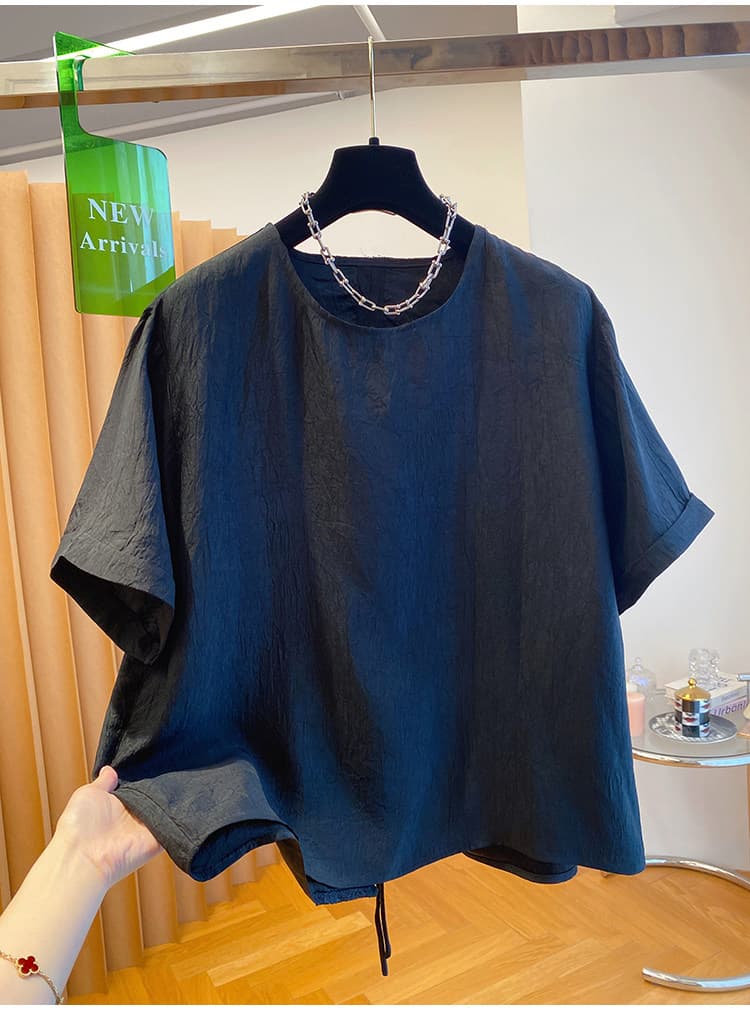 원본 원단 특별 빅 사이즈 200 kg 루즈핏 고유 한 Chic 레이스 조각 차가운 센스 맨위 상세 이미지 28