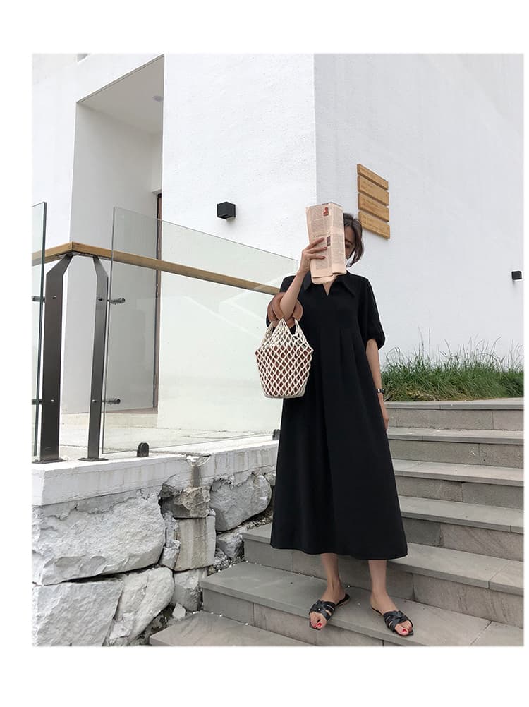 여름 드레스 새로운 숨기기 고기 표지 배 드레스 빅 사이즈 여성 의류 통통한 여동생 롱 스커트 m 4xl 200 kg 상세 이미지 18
