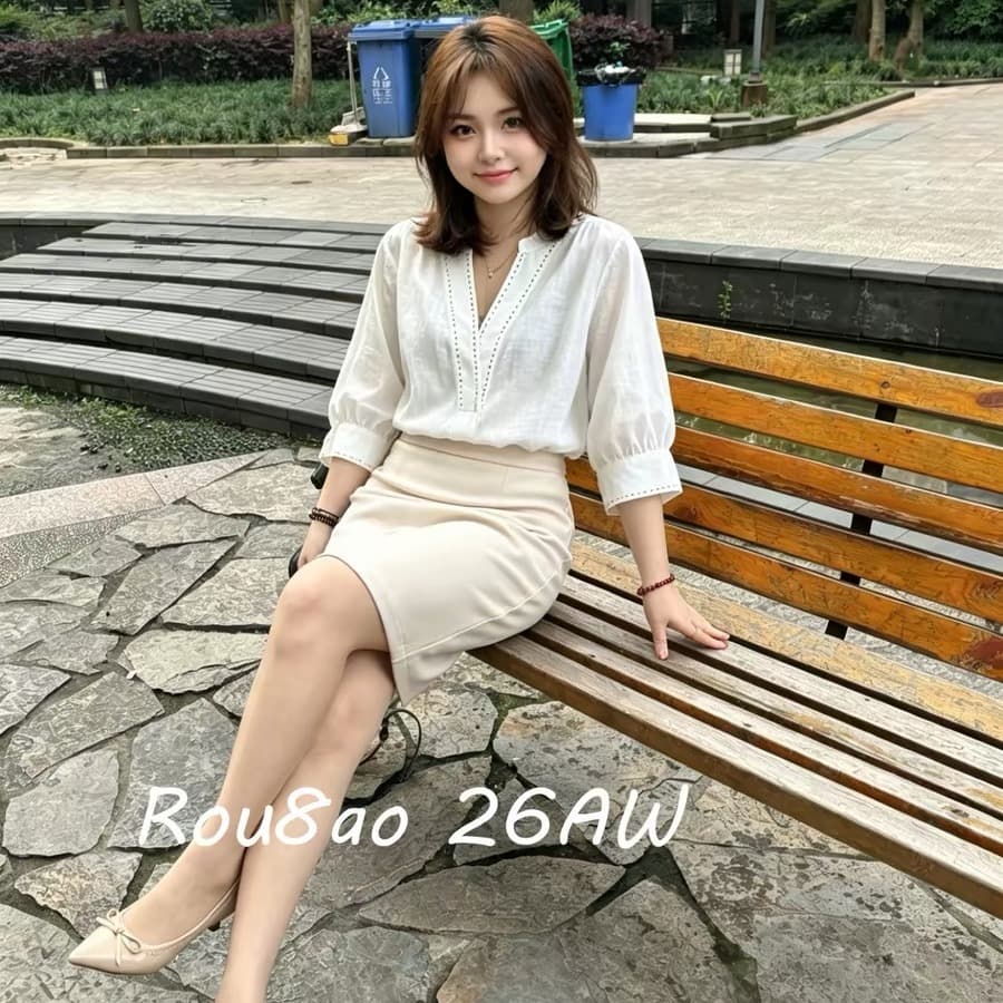 여름 드레스 새로운 bolatu 플라톤 품격 베이비 칼라 달콤함 디자인 작은 대중 화이트 면 린넨 재료 편안함 셔츠 이미지 5