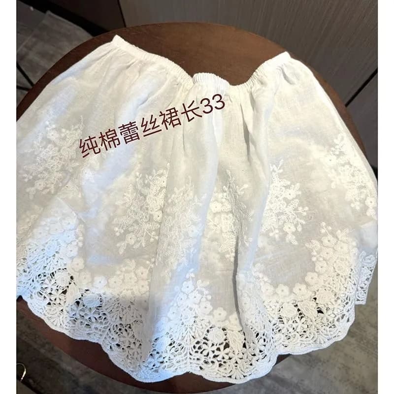 후드티 랩스커트팬츠 자수 가을 겨울 레이스 노출 방지 만나는 반신 스커트 레이스 밑단 엉덩이 유물 새로운 미니 스커트 이미지 4