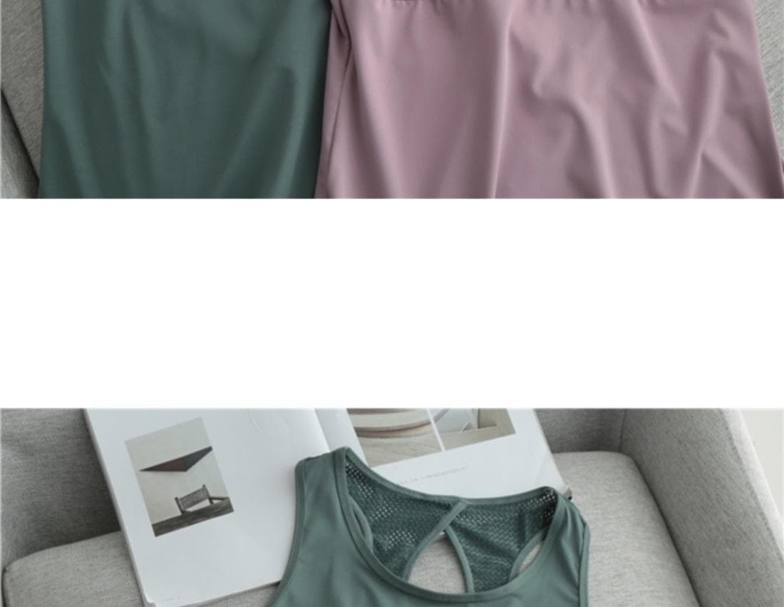 섹시함 메쉬 백리스 얇은 스타일 통기성 어깨 루즈핏 다용도 캐미솔 상세 이미지 6