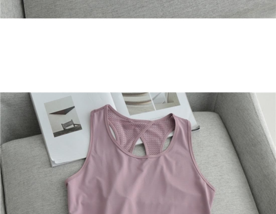 섹시함 메쉬 백리스 얇은 스타일 통기성 어깨 루즈핏 다용도 캐미솔 상세 이미지 12