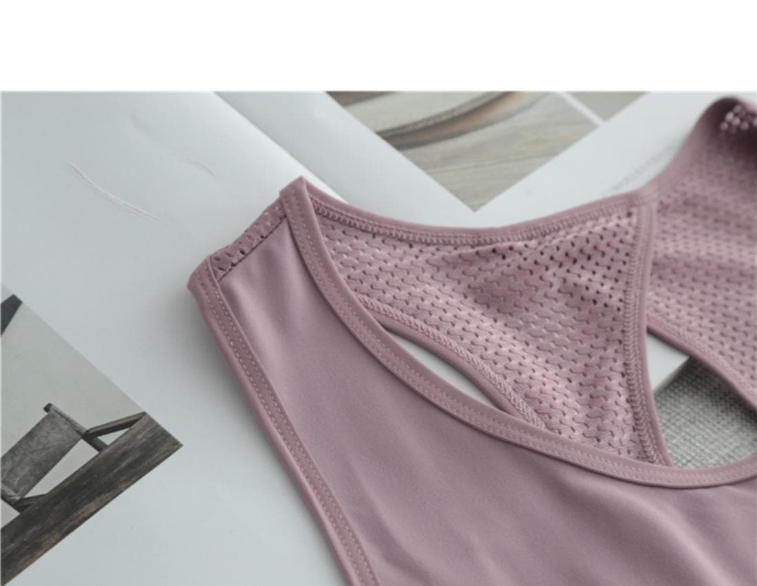 섹시함 메쉬 백리스 얇은 스타일 통기성 어깨 루즈핏 다용도 캐미솔 상세 이미지 15