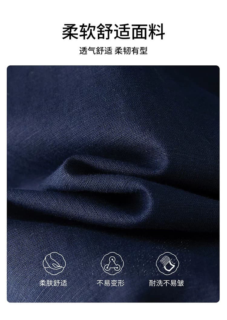 여름 새로운 문예 아마 드레스 레트로 캐주얼 면 린넨 치마 여성 단순한 관대 한 ~ 중 치마 상세 이미지 6
