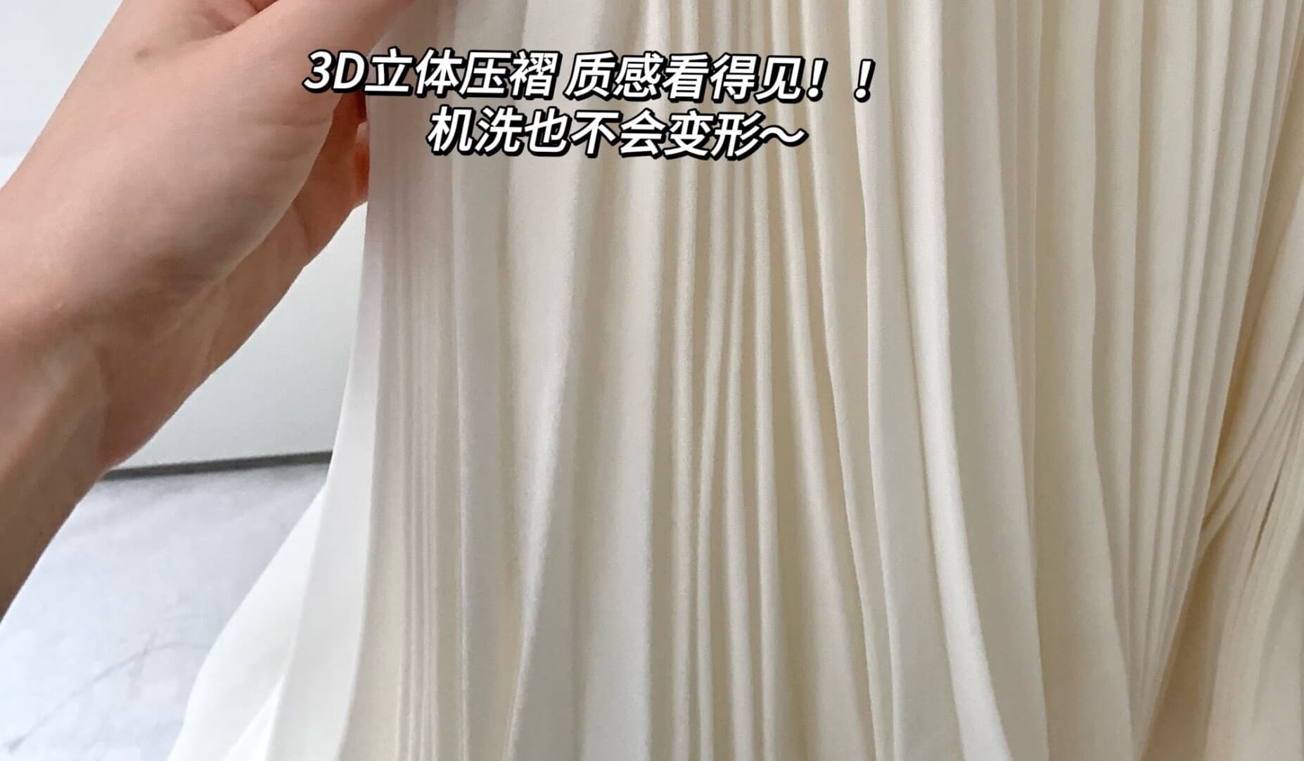 2026 새로운 장기 플리츠 부드러운 거즈 스커트 불규칙 치마 롱 스커트 여성 상세 이미지 14