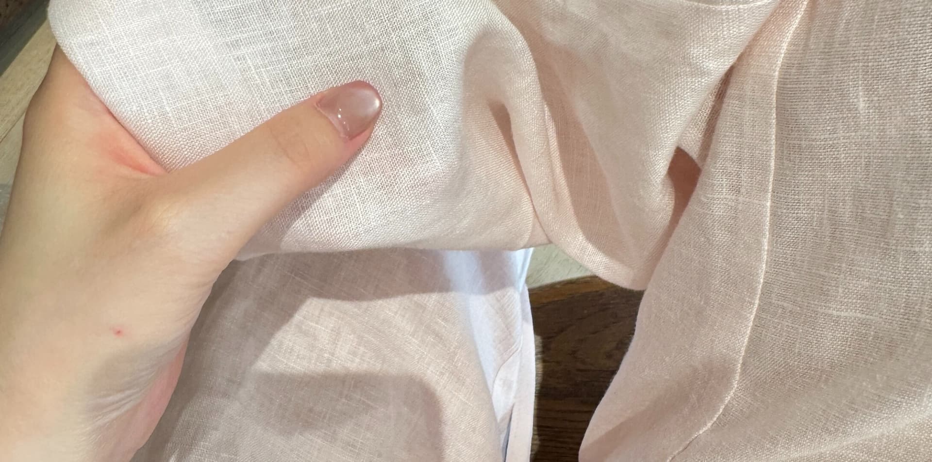부드럽다 통기성 누룩 워시 아마 바지 긴 바지 스트레이트 팬츠 상세 이미지 4