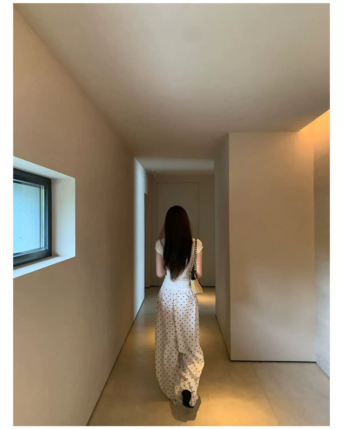 도트 무늬 아마 바지 amp 포함 아마 통기성 센스 느슨함 느긋한 센스 와이드 레그 팬츠 긴 바지 여성 여름 상세 이미지 12