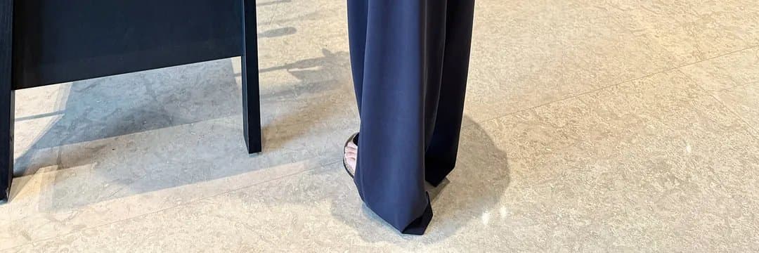 여름 도루 가을 센스 얼음 실크 와이드 레깅스 바지 루즈핏 슬림해 보이는 하이웨이스트 캐주얼 긴 바지 스트레이트 좁은 에디션 차가운 바지 상세 이미지 10