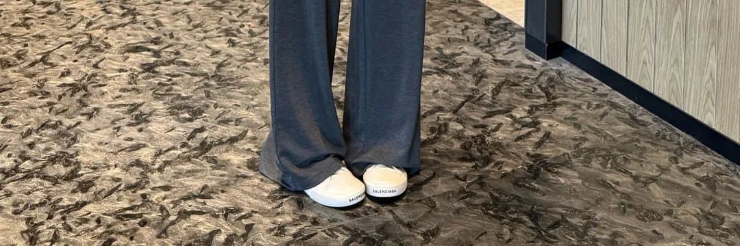 여름 도루 가을 센스 얼음 실크 와이드 레깅스 바지 루즈핏 슬림해 보이는 하이웨이스트 캐주얼 긴 바지 스트레이트 좁은 에디션 차가운 바지 상세 이미지 27