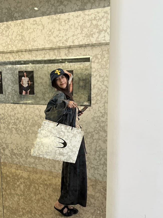 와 성별 세련된 좋은 양모 성분 질감 털 서클 8 점 웨이 바지 상세 이미지 20
