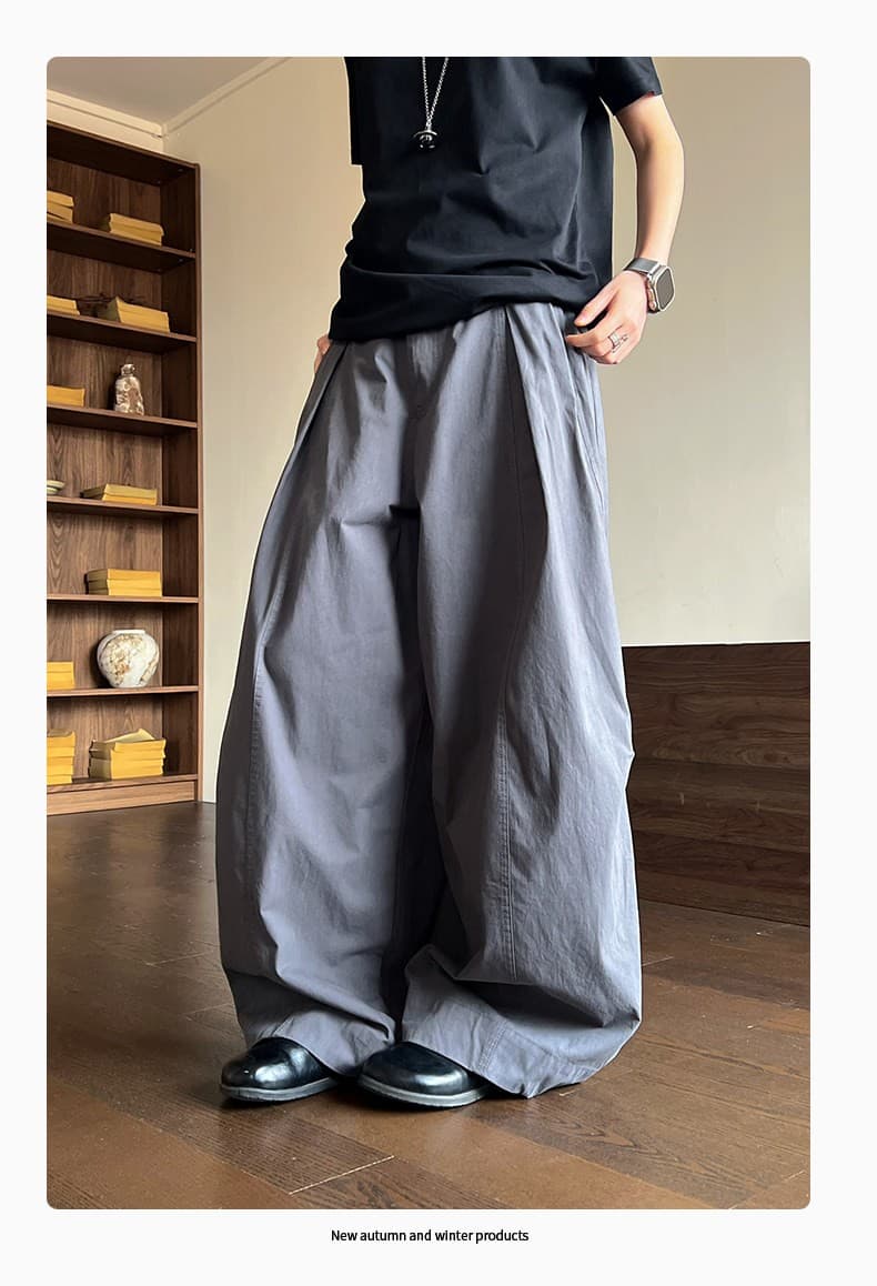 고급 센스 좋은 캔버스 모통이 칼 워크웨어 팬츠 중성 바람 다용도 cleanfit 와이드 레그 팬츠 어린이 상세 이미지 8