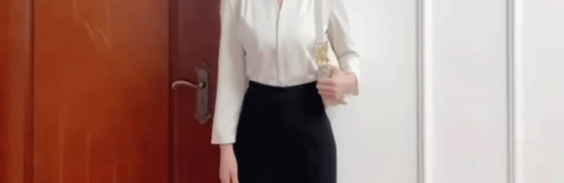 프랑스식 V넥 고급 센스 쉬폰 여성 셔츠 2026 새로운 이른 가을 경력 출퇴근 셔츠 긴팔 품격 맨위 상세 이미지 53