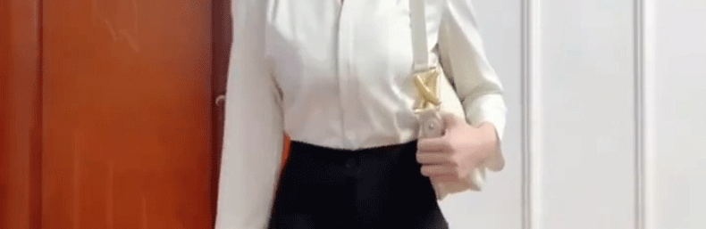프랑스식 V넥 고급 센스 쉬폰 여성 셔츠 2026 새로운 이른 가을 경력 출퇴근 셔츠 긴팔 품격 맨위 상세 이미지 58