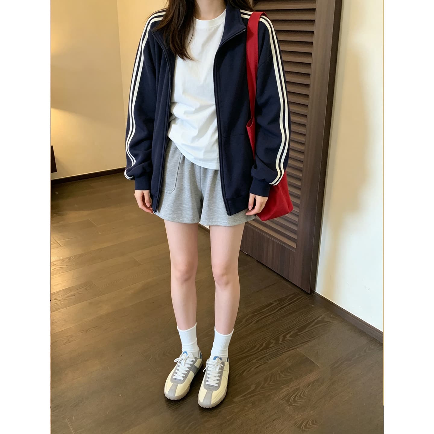 임산부 반바지 여름 외출용 얇은 스타일 우유 피부 바지 캐주얼 패션 인터넷 유명인 섹션 반바지 여름 드레스 루즈핏 바지 이미지 2