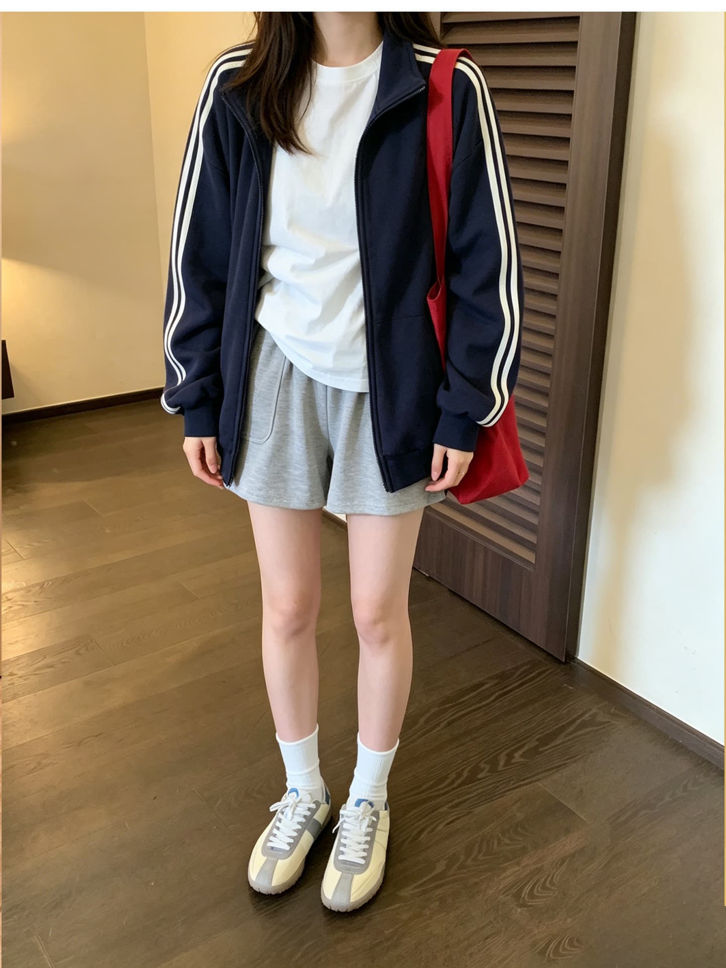 임산부 반바지 여름 외출용 얇은 스타일 우유 피부 바지 캐주얼 패션 인터넷 유명인 섹션 반바지 여름 드레스 루즈핏 바지 상세 이미지 10