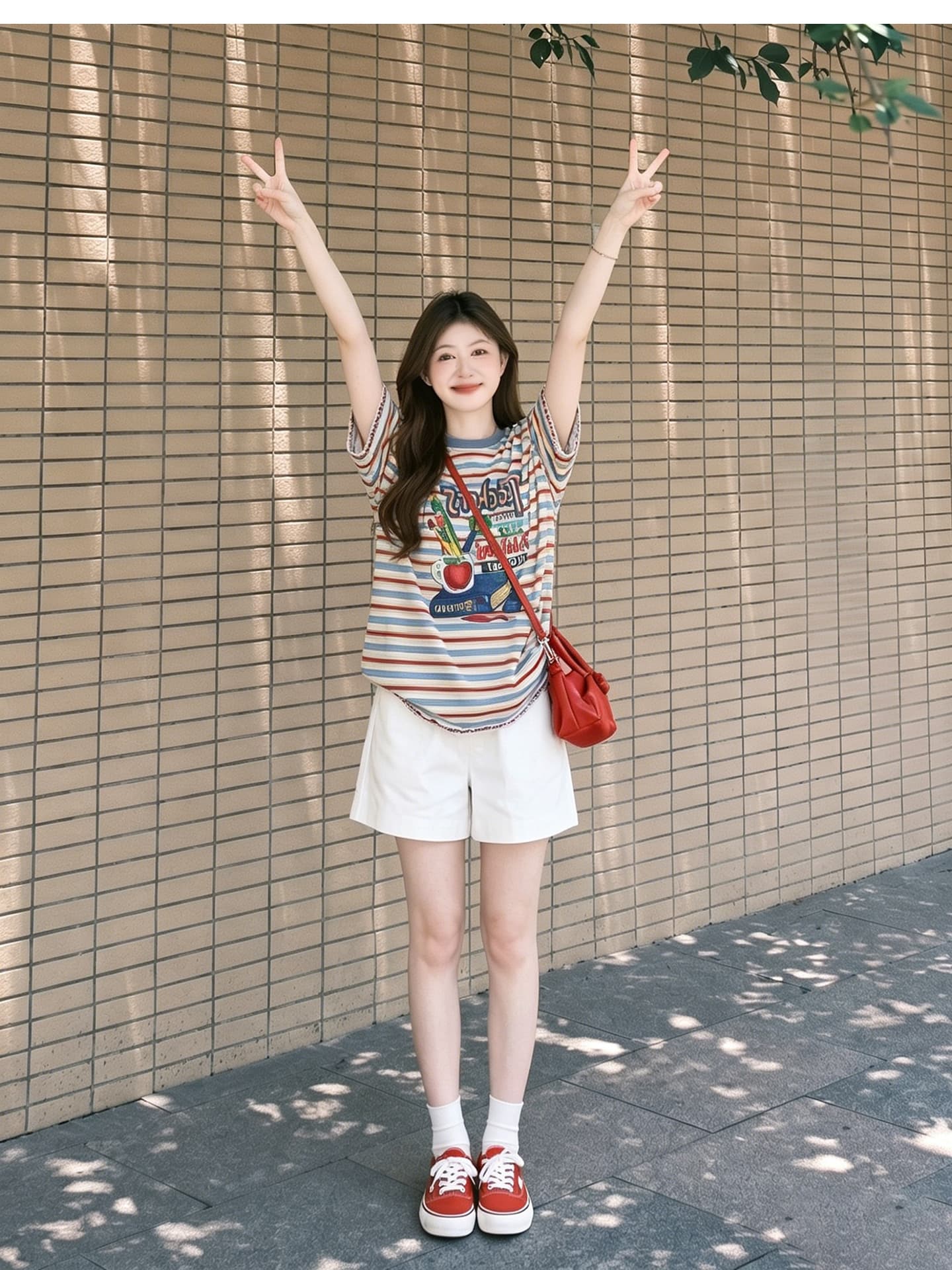 임산부 여름 외출용 얇은 스타일 캐주얼 루즈핏 반팔 맨위 여름 드레스 투피스 세트 상세 이미지 10
