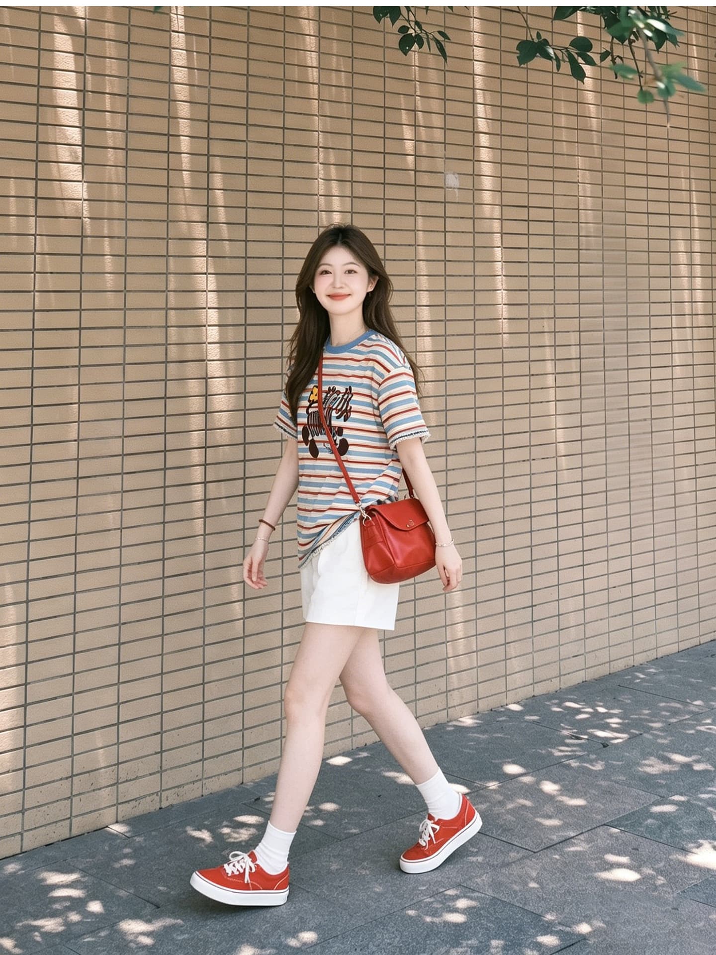 임산부 여름 외출용 얇은 스타일 캐주얼 루즈핏 반팔 맨위 여름 드레스 투피스 세트 상세 이미지 6