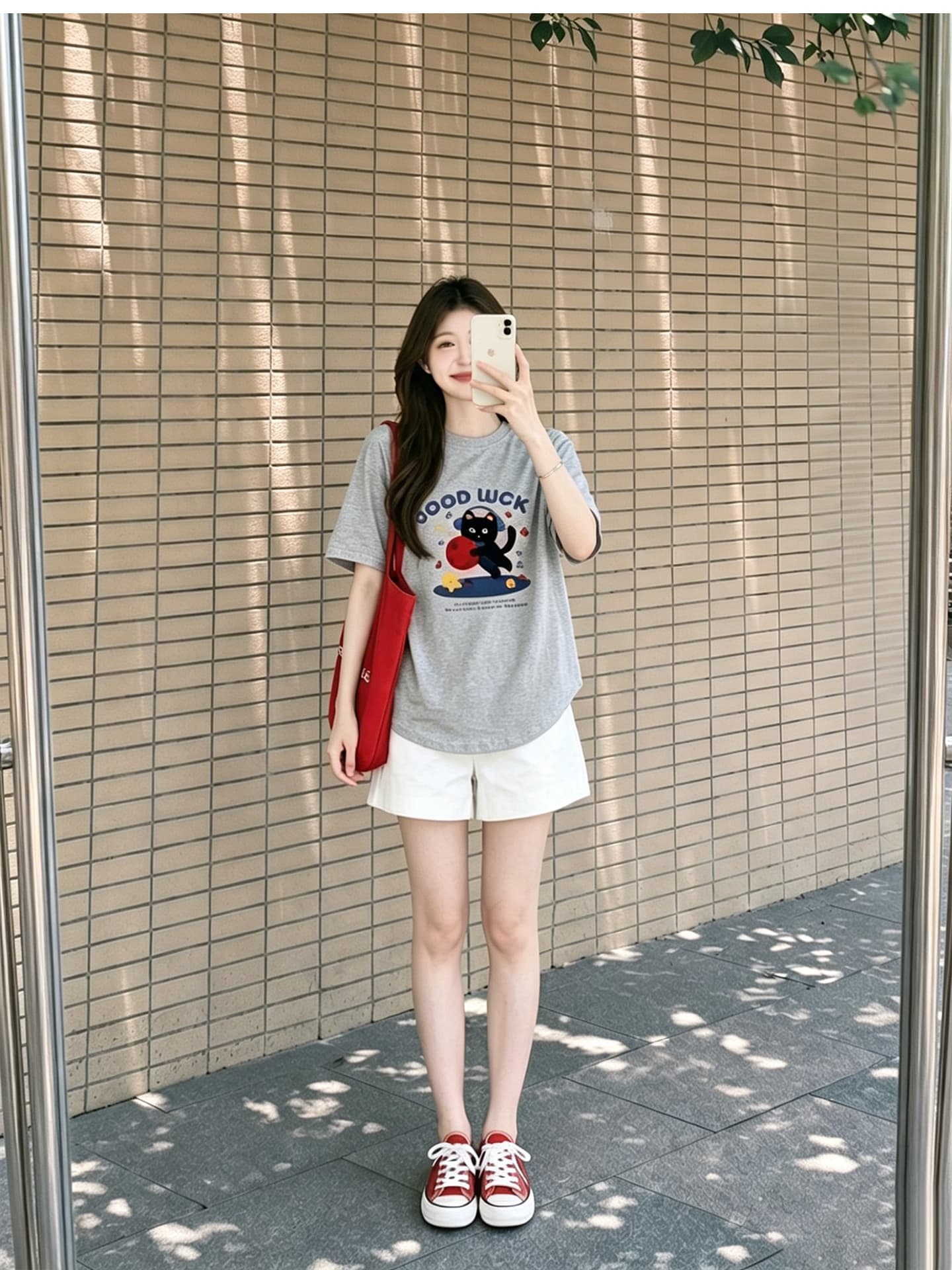 임산부 여름 외출용 얇은 스타일 캐주얼 루즈핏 반팔 맨위 여름 드레스 투피스 세트 상세 이미지 8
