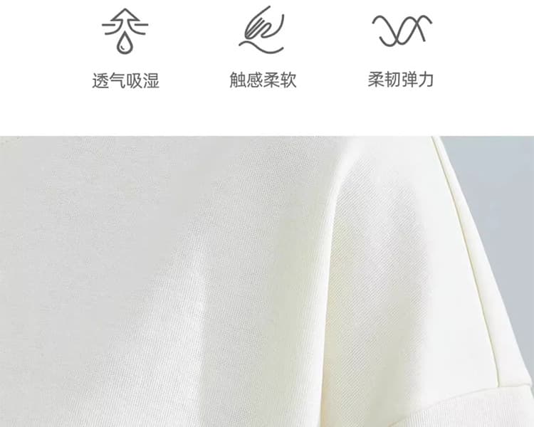 임산부 세트 여름 새로운 한국 스타일 루즈핏 패션 임산부 투피스 세트 맨위 반바지 상세 이미지 5