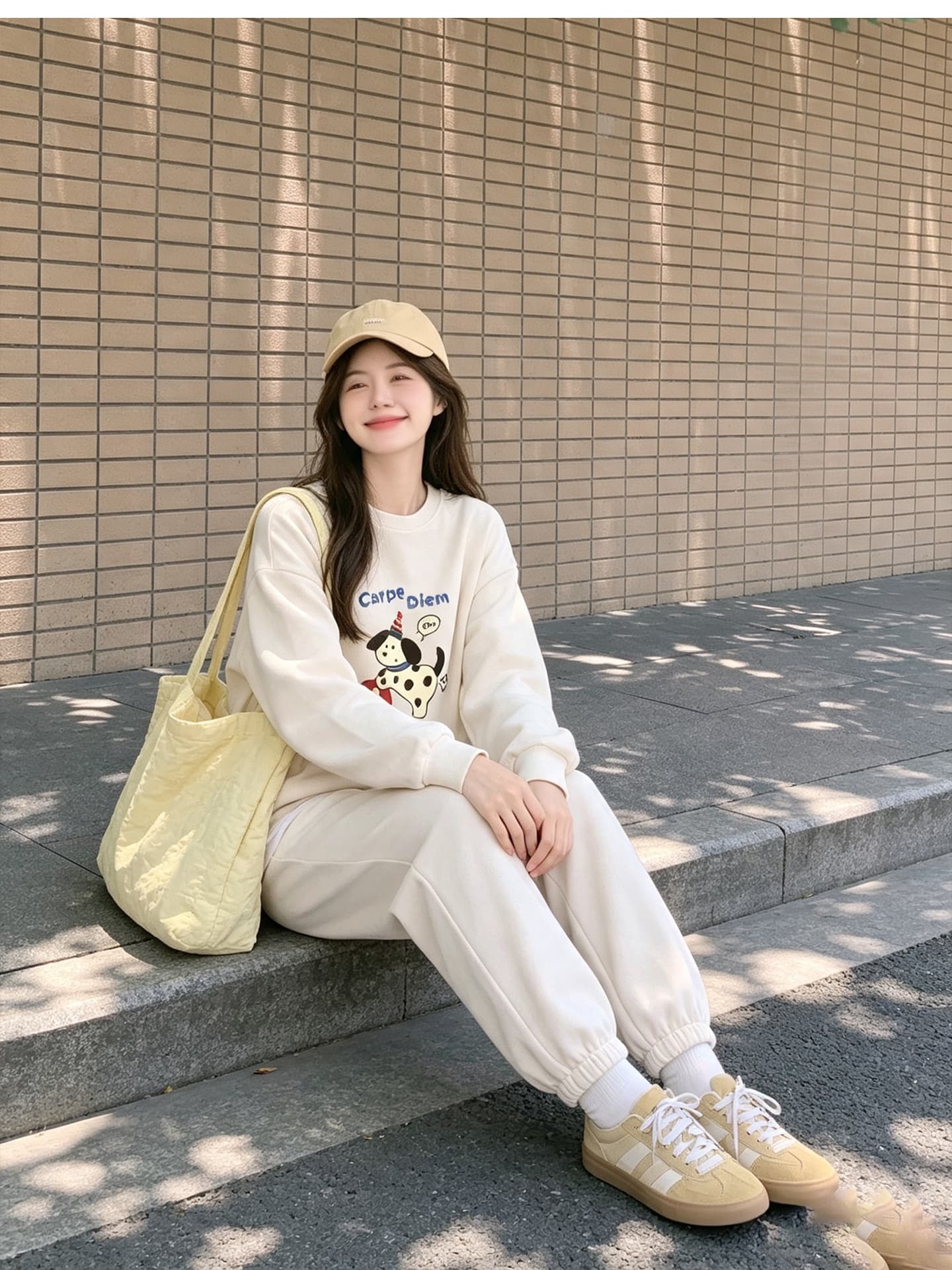 출산 착용 후드티 세트 봄 가을 맨위 루즈핏 캐주얼 외국 가스 연령 감소 긴팔 상세 이미지 8