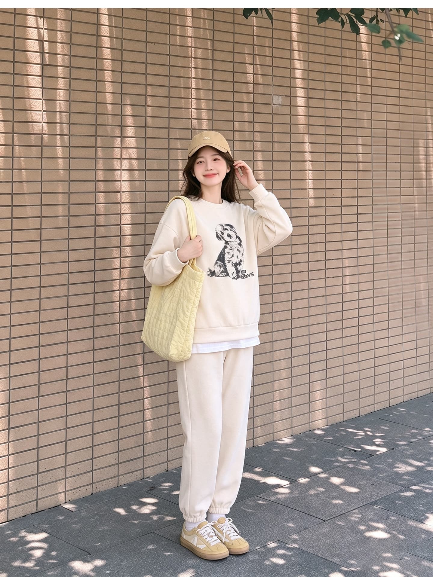 출산 착용 후드티 세트 봄 가을 맨위 루즈핏 캐주얼 외국 가스 연령 감소 긴팔 상세 이미지 10