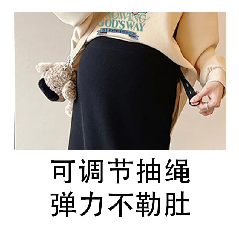 출산 착용 후드티 봄 가을 맨위 루즈핏 캐주얼 외국 가스 연령 감소 중간 길이 긴팔 상세 이미지 2
