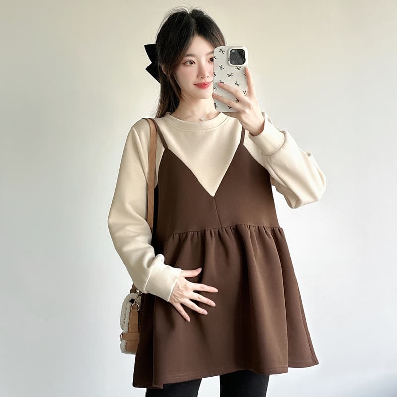 출산 착용 봄 가을 맨위 있음 xian 물품 이미지 4