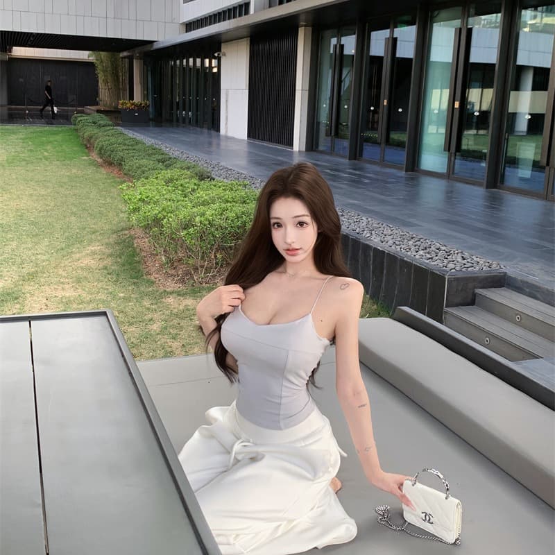 실사 정가 좋은 어깨끈 슬립 심지어 이미지 5