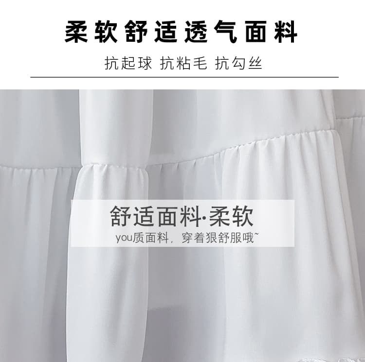 달콤함 핑크색 연령 감소 프릴 패치워크 반신 스커트 여성 2025 여름 새로운 허리밴드 슬림해 보이는 한 마디 미니 스커트 상세 이미지 7