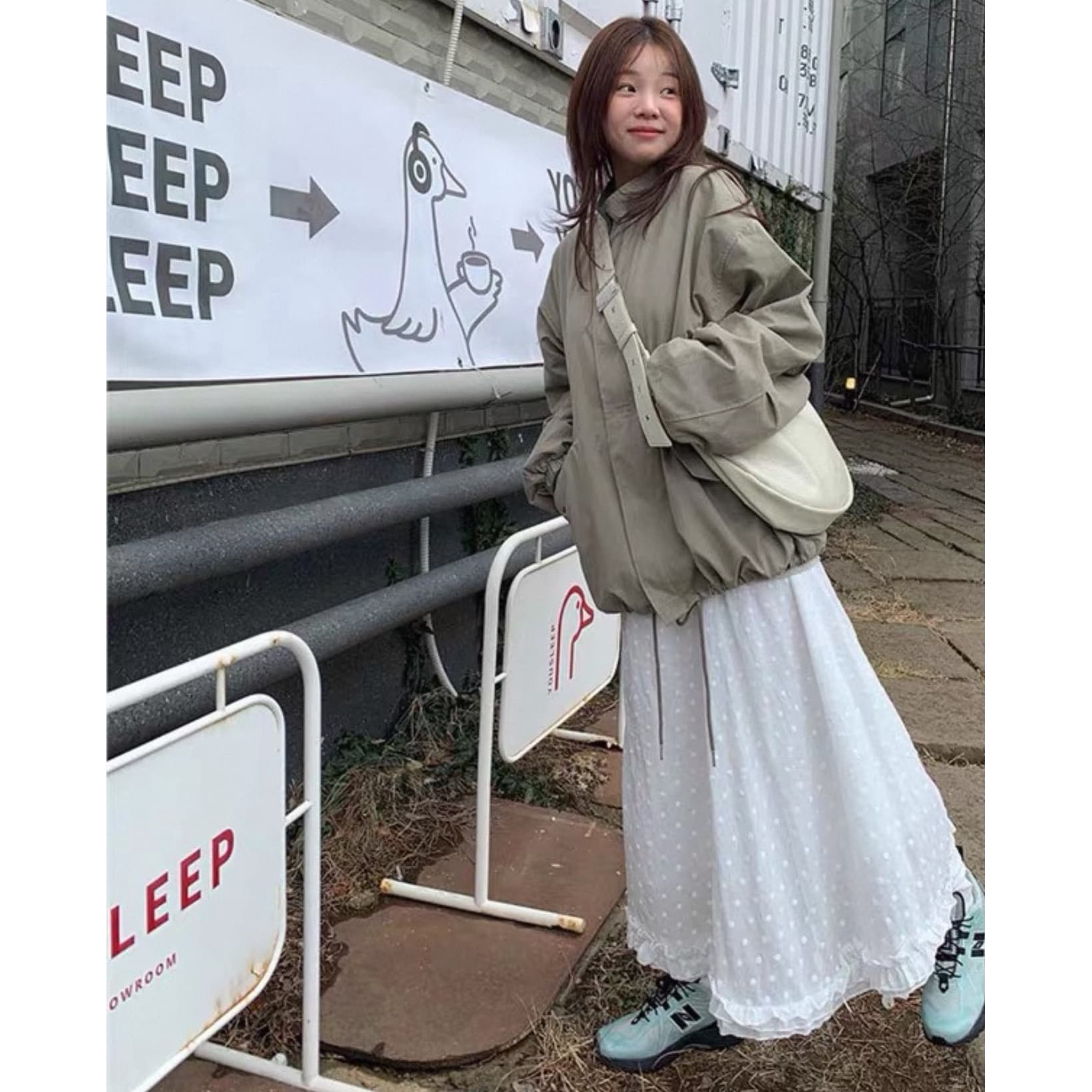 한국 동대문 2026 가을 겨울 신제품 한국 스타일 바람막이 여성 코트 이미지 5
