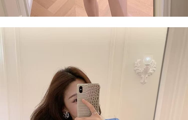 지금 임산부 빅 사이즈 휴가 품격 바람 파란색 셔츠 한 부서 아름다운 작은 셔츠 상세 이미지 30