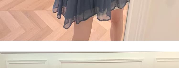 지금 임산부 빅 사이즈 휴가 품격 바람 파란색 셔츠 한 부서 아름다운 작은 셔츠 상세 이미지 32