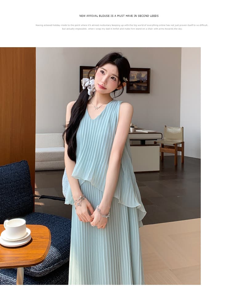 지금 임산부 무거운 작업 플리츠 롱 코트 드레스 상세 이미지 15
