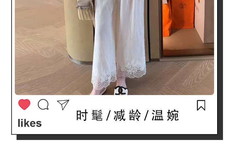 지금 임산부 미니멀리즘 고급 센스 품격 레이스 주간 실크 세트 상세 이미지 3
