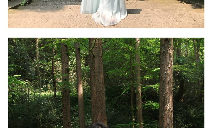 지금 임산부 빅 사이즈 깃발 V넥 패치워크 레이스 드레스 상세 이미지 26