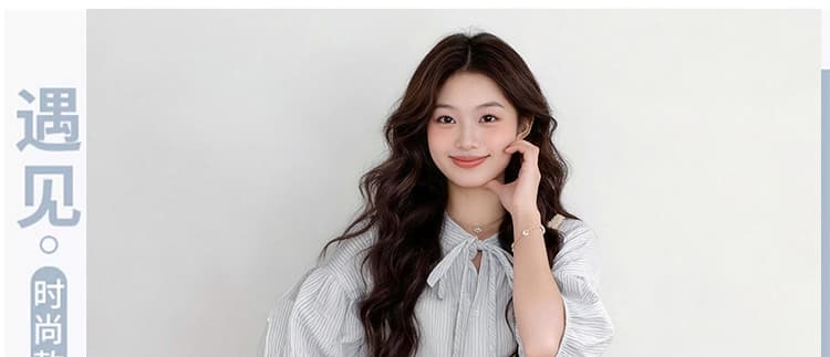 새로운 임산부 빅 사이즈 술 롱 코트 셔츠 레이스 바지 세트 여성 상세 이미지 1