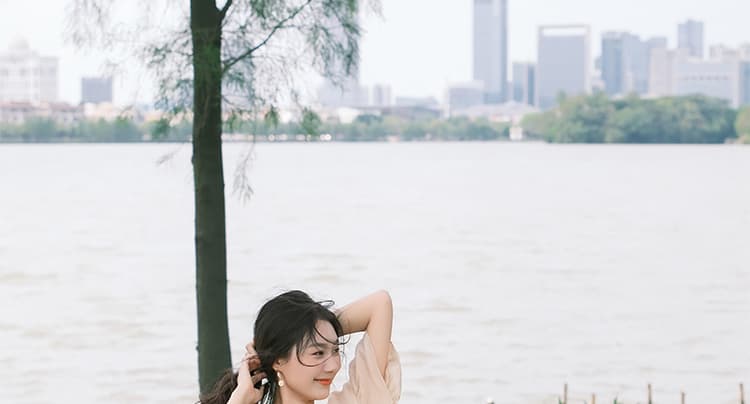 지금 한 부서 연령 감소 인형 셔츠 맨위 모통이 칼 바지 세트 여성 상세 이미지 17
