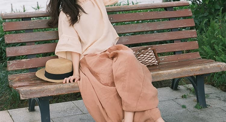 지금 한 부서 연령 감소 인형 셔츠 맨위 모통이 칼 바지 세트 여성 상세 이미지 23