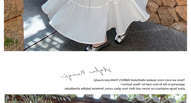 새로운 임산부 빅 사이즈 쉬폰 플리츠 민소매 맨위 반신 치마 세트 여성 상세 이미지 22