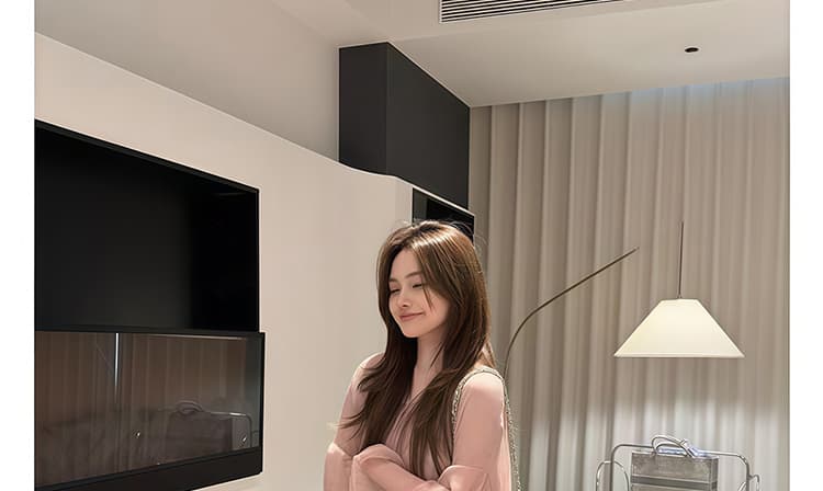 폭발 한 부서 빅 사이즈 자외선 차단 루즈핏 자외선 차단 인형 셔츠 핫픽스 바지 세트 여성 상세 이미지 19