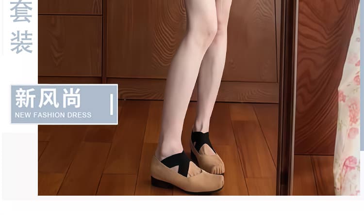 한 부서 빅 사이즈 무거운 작업 쉬폰 패치워크 레이스 맨위 플리츠 치마 세트 여성 상세 이미지 3