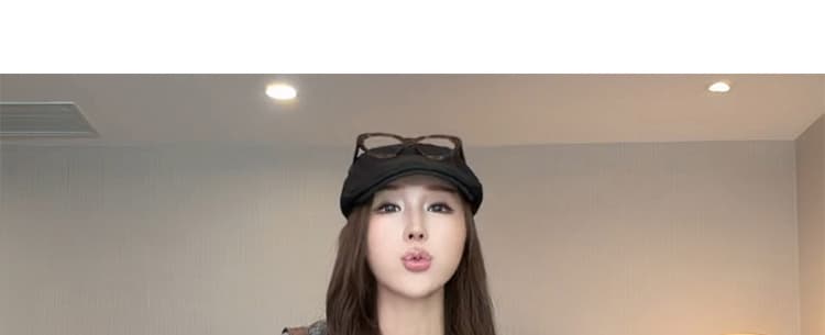 폭발 지금 한 부서 빅 사이즈 품격 작은 대중 꽃 연주 중 Pleat 맨위 플리츠 치마 세트 여성 상세 이미지 37