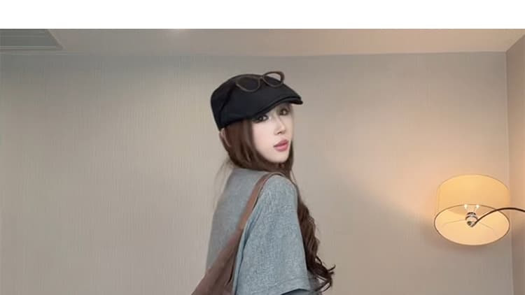 폭발 지금 한 부서 빅 사이즈 품격 작은 대중 꽃 연주 중 Pleat 맨위 플리츠 치마 세트 여성 상세 이미지 42