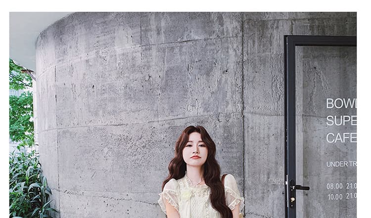 지금 폭발 연령 감소 고급 아름다운 디자인 홀로우 아웃 레이스 한 부서 세트 상세 이미지 31