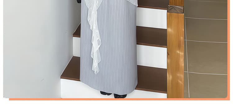 여름 새로운 품격 한 부서 디자인 센스 루즈핏 다용도 슬림해 보이는 반팔 세트 상세 이미지 12