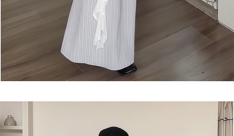 여름 새로운 품격 한 부서 디자인 센스 루즈핏 다용도 슬림해 보이는 반팔 세트 상세 이미지 20