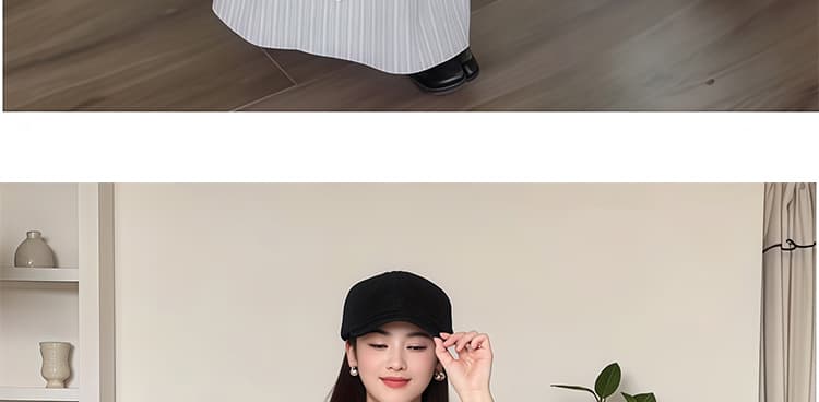 여름 새로운 품격 한 부서 디자인 센스 루즈핏 다용도 슬림해 보이는 반팔 세트 상세 이미지 31